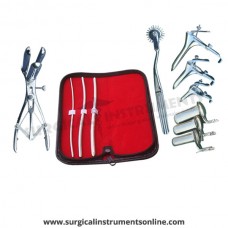 Hegar uterine dilator 3 pieces set,3-4, 5-6, 7-8, pinwheel, mathieu, grave 3pcs, collin 3pcs